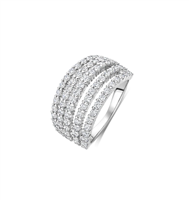 Ring Ti Sento Milano Woman in Silver Cubic Zirconia 12425ZI/54